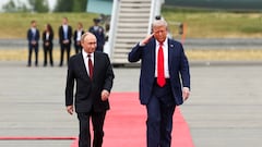 President Trump welcomes Vladimir Putin on US soil