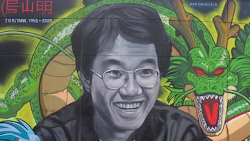 Mural de Toriyama en Perú.