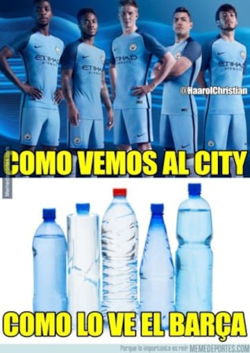 Los memes más divertidos del Manchester City-Barcelona