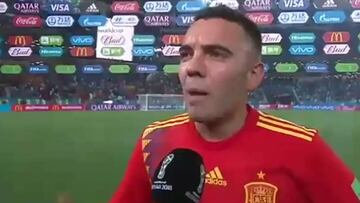 ¡Pero qué crack Aspas! Su respuesta top al blooper de un periodista que se ha hecho viral