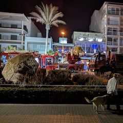 Mueren cuatro personas tras hundirse un restaurante en la playa de Palma