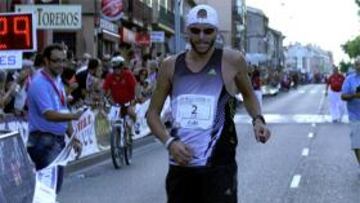 Jaume Leiva, campeón de España de media maratón en Tordesillas.