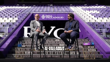 Luis de la Fuente visitó al Real Valladolid