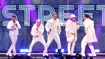 Backstreet Boys perform during the iHeartRadio Jingle Ball concert at Madison Square Garden, in New York City, U.S., December 9, 2022. REUTERS/Andrew Kelly