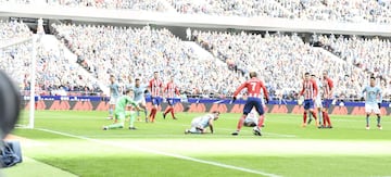 Griezmann marca el 1-0.