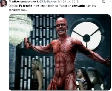 Cristina Pedroche y su vestido de Nochevieja: protagonistas de los mejores memes de Año Nuevo