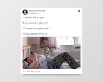 Los mejores memes de la MET Gala 2025