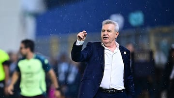 Javier Aguirre head coach of Mexico  during the Quarterfinals first leg match between Honduras and Mexican National Team (Mexico) as part of the Concacaf Nations League 2024-2025 at Francisco Morazan Stadium on November 15, 2024 in San Pedro Sula, Honduras.