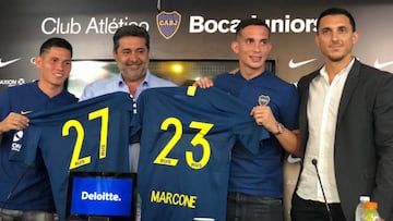 Marcone: "Venir a Boca fue mi decisión, es un desafío personal"