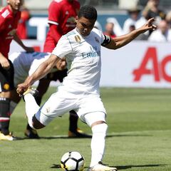 Casemiro: siete de sus ocho goles con el Madrid, en 2017