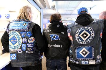 Soccer Football - 2. Bundesliga - Hamburger SV v St Pauli - Volksparkstadion, Hamburg, Germany - September 30, 2018  Hamburger fans before the match    