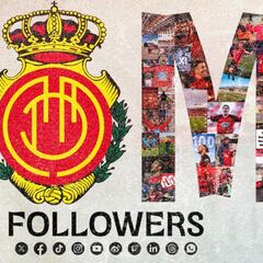 El Mallorca alcanza los 10 millones de seguidores en redes sociales