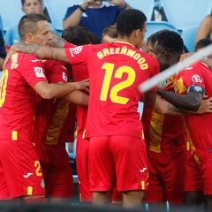 Greenwood marca con el Getafe 626 días después de su último gol