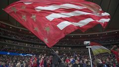 El Wanda Metropolitano vivi&oacute; un ambiente de gala ante el Liverpool.