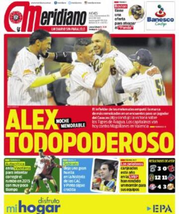 Portadas de la prensa deportiva