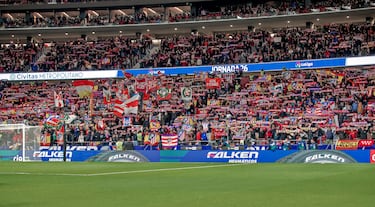 Aficionados del Atlético de Madrid.