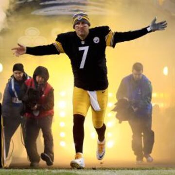 "Big" Ben Roethlisberger, QB de los Steelers.