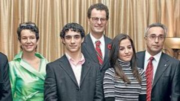 Lissavetzky, los embajadores, Fernández, Lafuente, Blanco y Carballeda.