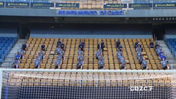 El Cádiz, unido contra el racismo.