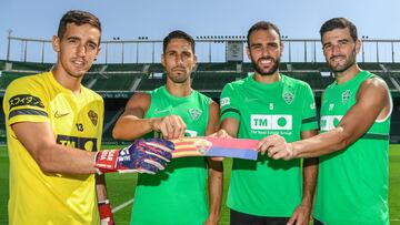 Verd¨², Fidel, Badia y Barrag¨¢n ser¨¢n los capitanes del Elche