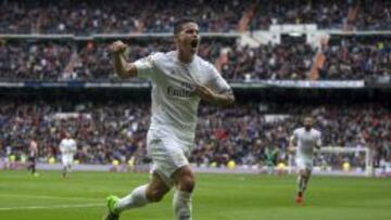 El colombiano volvi&oacute; al gol en la victoria del Real Madrid sobre Athletic Bilbao.