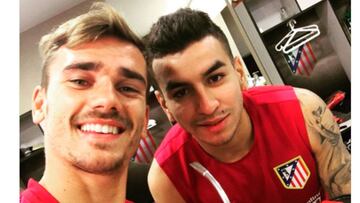 Un mate con Griezmann y a sudar: Correa ya está en Madrid