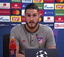 Rueda de prensa de Koke tras la eliminción de Champions