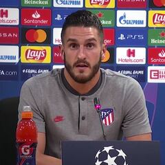 Rueda de prensa de Koke tras la eliminción de Champions