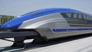 Así es el tren chino que alcanzará los 600 Km/h