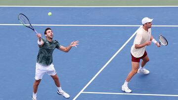 Marcel Granoller y Horacio Zeballos, contra Alexander Erler y Matwe Middelkoop en el US Open.