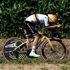 Resumen y resultado de la contrarreloj individual: Europeos de ciclismo 2025 hoy en vivo online