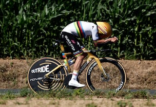 Resumen y resultado de la contrarreloj individual: Europeos de ciclismo 2025 hoy en vivo online