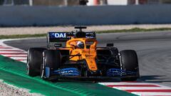 Carlos Sainz (McLaren MCL35). Test en Barcelona, F1 2020. 