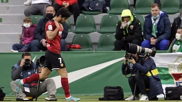 19/03/22 
 PARTIDO LIGA PRIMERA DIVISION ELCHE - VALENCIA 
 GOL 0-1 GUEDES ALEGRIA 