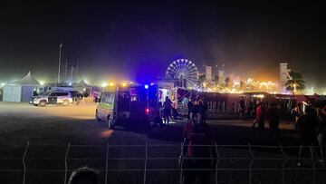 Un muerto y decenas de heridos en el Medusa Festival de Cullera por una tormenta de arena