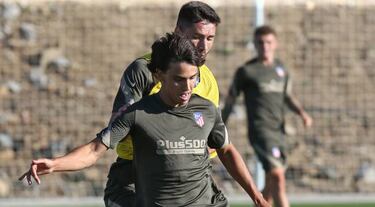 Simeone perfila un tridente con Carrasco, Correa y Morata