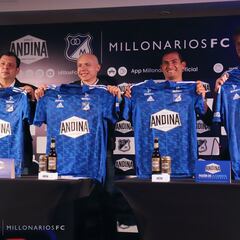 Andina, nuevo patrocinador principal de Millonarios