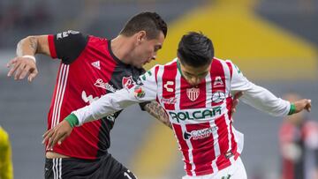 Los rojinegros se adelantaron gracias a Milton Caraglio, mientras que Barragán hizo valida la ley del ex para igualar el encuentro.