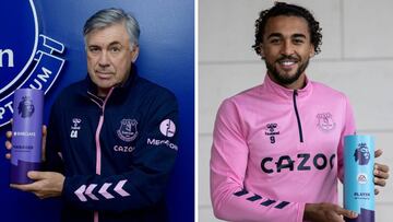 Ancelotti y Calvert-Lewin, primeros reyes de la Premier