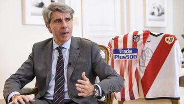 12/02/19 ENTREVISTA AL PREDIDENTE DE LA COMUNIDAD ANGEL GARRIDO CON MOTIVO DEL PARTIDO ENTRE EL RAYO VALLECANO Y EL ATLETICO DE MADRID