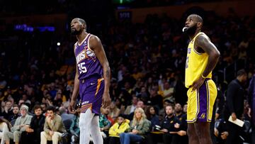 Kevin Durant y LeBron James -