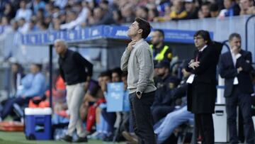 Rubi en La Rosaleda.