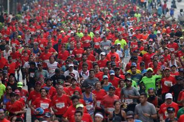 Las mejores imágenes del Maratón de la Ciudad de México