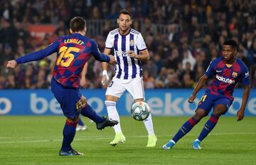 Lenglet anot¨® el 1-0 en el 2' de partido.