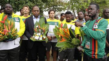 La leyenda del fútbol de Zambia, Kalusha Bwalya, hace un homenaje a las víctimas del accidente que mató a sus compañeros de selección en 1993.