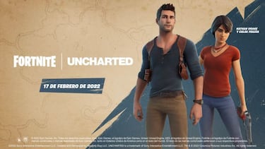 Fortnite x Uncharted: skins de Nathan Drake y Chloe Frazer llegarán pronto