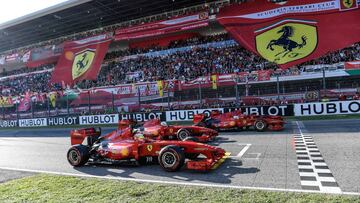 Fiesta de Ferrari en las Finali Mondiali de Mugello. 