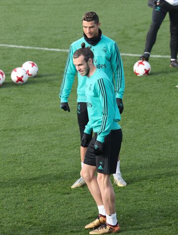 El entrenamiento del Madrid antes de volver a la Copa