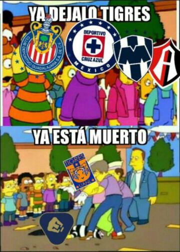 Los mejores memes de la victoria de Tigres ante Pumas
