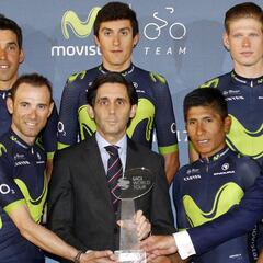 El Movistar Team arrancó con la vista puesta en el Tour